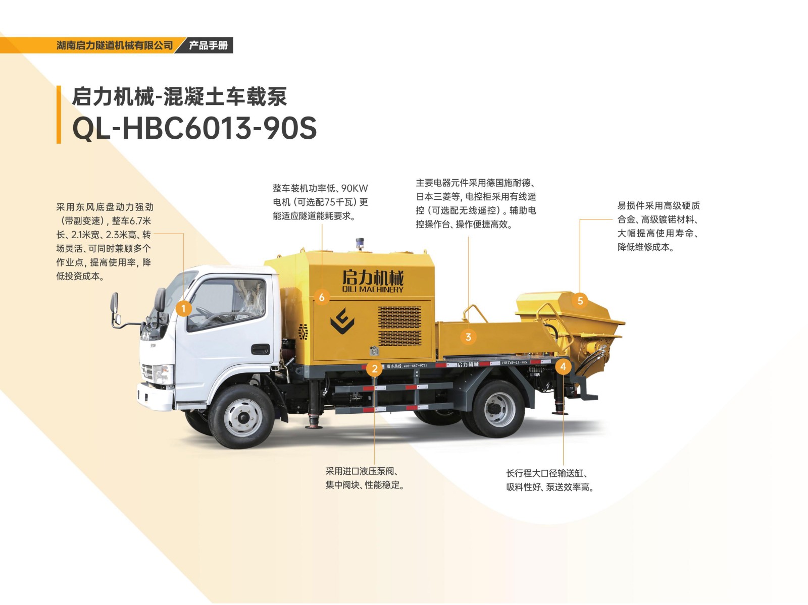 混凝土車載泵 QL-HBC6013-90S(圖1)
